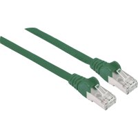 INTELLINET Network Cable, Cat7 Raw Cable, Cat6A Modular plugs, CU, S/FTP, LSOH, 7.5 m, Green